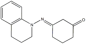 3-(3,4-dihydro-1(2H)-quinolinylimino)cyclohexanone Struktur