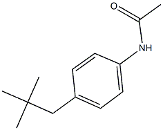 N-(4-neopentylphenyl)acetamide Struktur