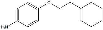 4-(2-cyclohexylethoxy)phenylamine Struktur