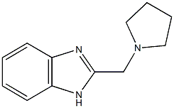 2-(1-pyrrolidinylmethyl)-1H-benzimidazole Struktur