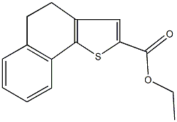 ethyl 4,5-dihydronaphtho[1,2-b]thiophene-2-carboxylate Struktur