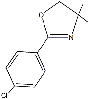 2-(4-chlorophenyl)-4,4-dimethyl-4,5-dihydro-1,3-oxazole Struktur