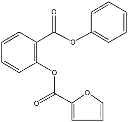 2-(phenoxycarbonyl)phenyl 2-furoate Struktur