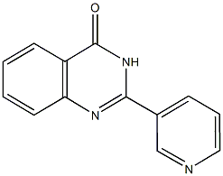 2-(3-pyridinyl)-4(3H)-quinazolinone Struktur