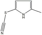 5-methyl-1H-pyrrol-2-yl thiocyanate Struktur