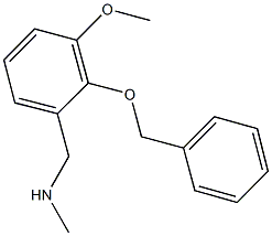 N-[2-(benzyloxy)-3-methoxybenzyl]-N-methylamine Struktur