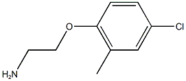 2-(4-chloro-2-methylphenoxy)ethylamine Struktur