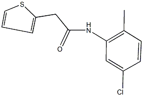 N-(5-chloro-2-methylphenyl)-2-(2-thienyl)acetamide Struktur