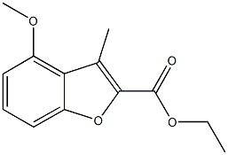 ethyl 4-methoxy-3-methyl-1-benzofuran-2-carboxylate Struktur