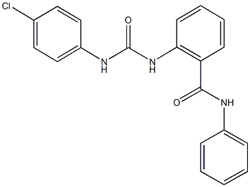 2-{[(4-chloroanilino)carbonyl]amino}-N-phenylbenzamide Struktur