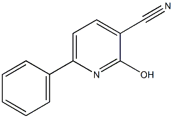 2-hydroxy-6-phenylnicotinonitrile Struktur