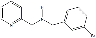 N-(3-bromobenzyl)-N-(2-pyridinylmethyl)amine Struktur