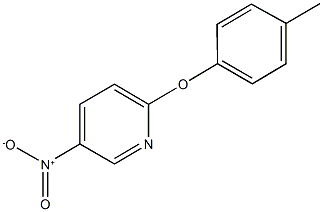 5-nitro-2-(4-methylphenoxy)pyridine Struktur