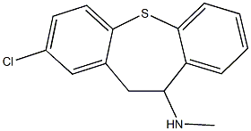 N-(2-chloro-10,11-dihydrodibenzo[b,f]thiepin-10-yl)-N-methylamine Struktur