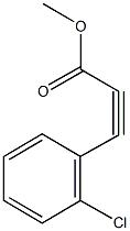 methyl 3-(2-chlorophenyl)-2-propynoate Struktur