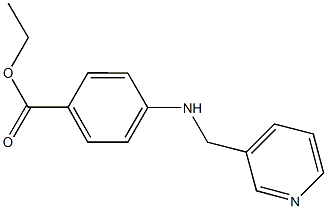 ethyl 4-[(3-pyridinylmethyl)amino]benzoate Struktur