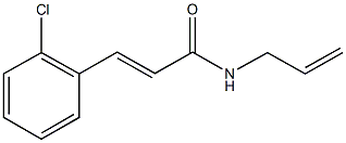 N-allyl-3-(2-chlorophenyl)acrylamide Struktur