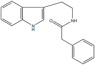 N-[2-(1H-indol-3-yl)ethyl]-2-phenylacetamide Struktur