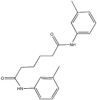 N~1~,N~6~-bis(3-methylphenyl)hexanediamide Struktur