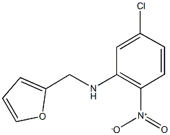 5-chloro-N-(2-furylmethyl)-2-nitroaniline Struktur