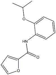 N-(2-isopropoxyphenyl)-2-furamide Struktur