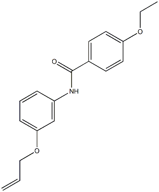 N-[3-(allyloxy)phenyl]-4-ethoxybenzamide Struktur