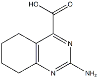 2-Amino-5,6,7,8-tetrahydro-4-quinazolinecarboxylic acid Struktur