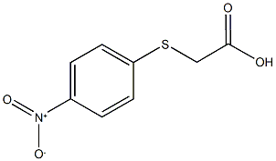 (4-Nitro-phenylsulfanyl)-acetic acid Struktur