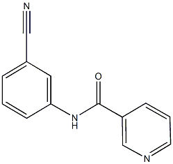 N-(3-cyanophenyl)nicotinamide Struktur