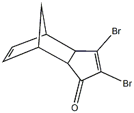 4,5-dibromotricyclo[5.2.1.0~2,6~]deca-4,8-dien-3-one Struktur