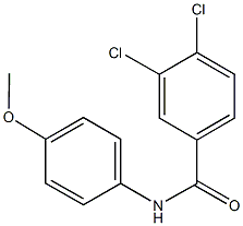 3,4-dichloro-N-(4-methoxyphenyl)benzamide Struktur