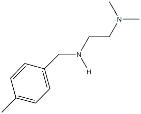 N-[2-(dimethylamino)ethyl]-N-(4-methylbenzyl)amine Struktur