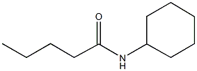 N-cyclohexylpentanamide Struktur