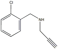 N-(2-chlorobenzyl)-N-(2-propynyl)amine Struktur