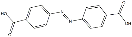 4-[(4-carboxyphenyl)diazenyl]benzoic acid Struktur