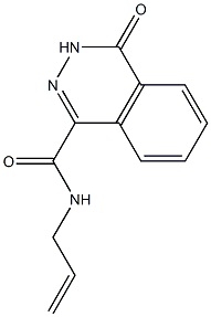 N-allyl-4-oxo-3,4-dihydro-1-phthalazinecarboxamide Struktur