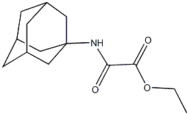 ethyl (1-adamantylamino)(oxo)acetate Struktur