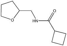 N-(tetrahydrofuran-2-ylmethyl)cyclobutanecarboxamide Struktur