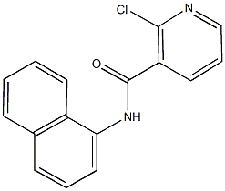 2-chloro-N-(1-naphthyl)nicotinamide Struktur