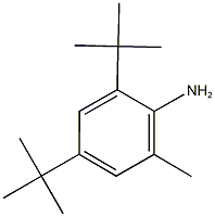 2,4-ditert-butyl-6-methylphenylamine Struktur