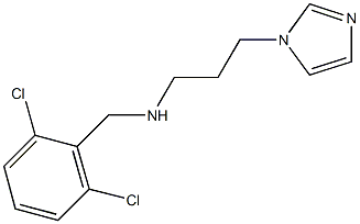 N-(2,6-dichlorobenzyl)-N-[3-(1H-imidazol-1-yl)propyl]amine Struktur