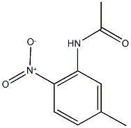 N-{2-nitro-5-methylphenyl}acetamide Struktur