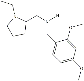 (2,4-dimethoxyphenyl)-N-[(1-ethyl-2-pyrrolidinyl)methyl]methanamine Struktur