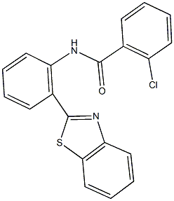 N-[2-(1,3-benzothiazol-2-yl)phenyl]-2-chlorobenzamide Struktur