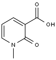 1-methyl-2-oxo-1,2-dihydro-3-pyridinecarboxylic acid Struktur