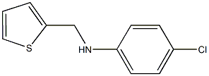 N-(4-chlorophenyl)-N-(2-thienylmethyl)amine Struktur