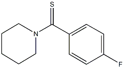 1-(4-fluorobenzothioyl)piperidine Struktur