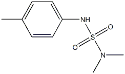 N,N-dimethyl-N'-(4-methylphenyl)sulfamide Struktur