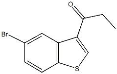 1-(5-bromo-1-benzothien-3-yl)-1-propanone Struktur