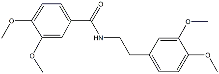 N-[2-(3,4-dimethoxyphenyl)ethyl]-3,4-dimethoxybenzamide Struktur